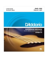 D&#39;Addario EPBB170 Phosphor Bronze Acoustic Bass Strings Long Scale 45-100 - £36.71 GBP