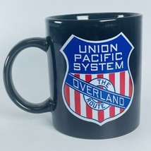 Union Pacific Railroad Coffee Mug The Overland Route Black Shield Logo 2... - $14.65