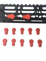 Pack of 30! RED Rubber Insert Protector Cover for KeyMod Rail key mod - £26.98 GBP