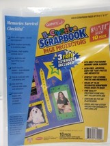 Lot of 2 B-Creative Scrapbook Page Protectors 8.5&quot;x11&quot; Clear Postbound A... - $29.69