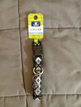  Dog collar adjustable small Reflective 10-14 Inches  Brand New Boho Top Paw - £9.80 GBP