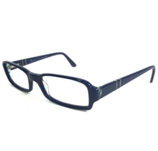 Persol Small Eyeglasses Frames 2859-V 787 Blue Rectangular Full Rim 51-1... - $83.94