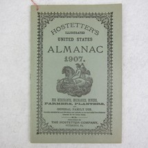 Hostetter&#39;s Almanac Quack Medicine Medical Advertising Antique 1907 RARE - $24.99