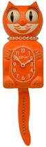 Limited Lady Pumpkin Kit-Cat Klock Orange/ Hand Crafted Crystals Jeweled... - $145.95