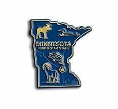 Minnesota Small State Magnet by Classic Magnets, 2&quot; x 2.2&quot;, Collectible ... - £2.28 GBP
