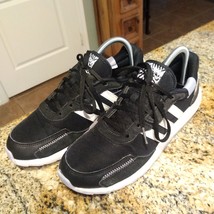 Adidas Women&#39;s Retrorun Sneakers Black/White Running Shoes Size 8 GZ5355 - £38.07 GBP