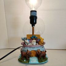 Noah&#39;s Ark Cute Animals Boat Religious Jesus Children&#39;s Electric Desk Lamp - $22.61 CAD