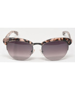 Bottega Veneta Half-Rim Tortoise Sunglasses Tan Brown BGS15_D0P6Q - $122.24 CAD