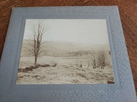 Old Card Photo Winooski River Scribners Pastures Vt Lake Champlain Tributary - £8.21 GBP