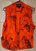 GameHide Blaze Orange Naked North Camo Hunting Vest Size S Padded Zip Up... - £28.68 GBP