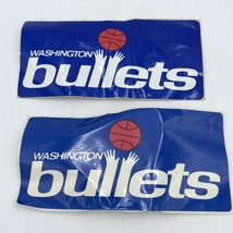 2 Vintage Washington Bullets Basketball Stickers 1980&#39;s  - $9.99