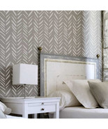 Brush Strokes Wall Stencil - LARGE WALL STENCIL - Farmhouse Stencils for... - $880.51 MXN