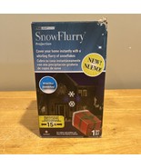 Snow Flurry Projection Lightshow White &amp; Blue LED Spotlight by Gemmy - $19.79