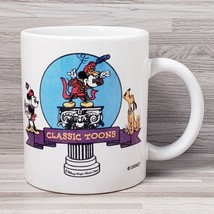 Disney Mickey Minnie Pluto &quot;Classic Toons&quot; 8 oz. Coffee Mug Cup - £11.28 GBP
