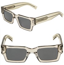 SAINT LAURENT Naked Wirecore SL 572 SL572 003 Beige Crystal Unisex Sungl... - $9,728.07 MXN