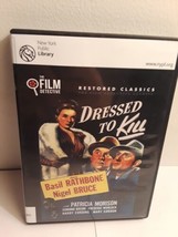 Restored Classics: Sherlock Holmes in Dressed to Kill (DVD, 2015) Ex-Library - £6.74 GBP