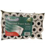 2 1/4&quot; X 85&#39; THERMAL PAPER 24 ROLLS PREMIUM BPA FREE ROLLS SHRINK WRAPPE... - $40.76 CAD