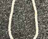 Hawaiian Puka Shell Necklace 18” Long Surfer Beach Jewelry ~ Vintage 1970’s - $33.85