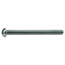 #10-32 x 2-1/2&quot; Zinc Plated Steel Fine Thread Combo Round Head Machine Screws - £7.43 GBP