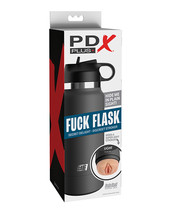 PDX Plus Fuck Flask Secret Delight Stroker - Light/Grey - $71.99