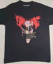 Animebae x Kaiju Unisex Adult Size Large Graphic T Shirt Kensei Black - £27.53 GBP