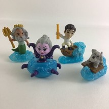 Disney Little Mermaid Movie McDonald&#39;s 2023 Figures Ursula Tritan Eric Toy Lot - £15.44 GBP