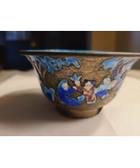 CHINESE TURQUOISE ENAMEL BOWL Small - $46.74