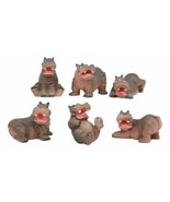 Ebros Whimsical Baby Hippo Set of 6 River Hippopotamus Small Figurines 3&quot;H - $52.96 CAD
