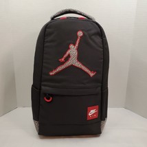 Nike Jordan Jumpman Black Cement Bred Toe Laptop Backpack Large Bag 9A0453-023 - £79.63 GBP