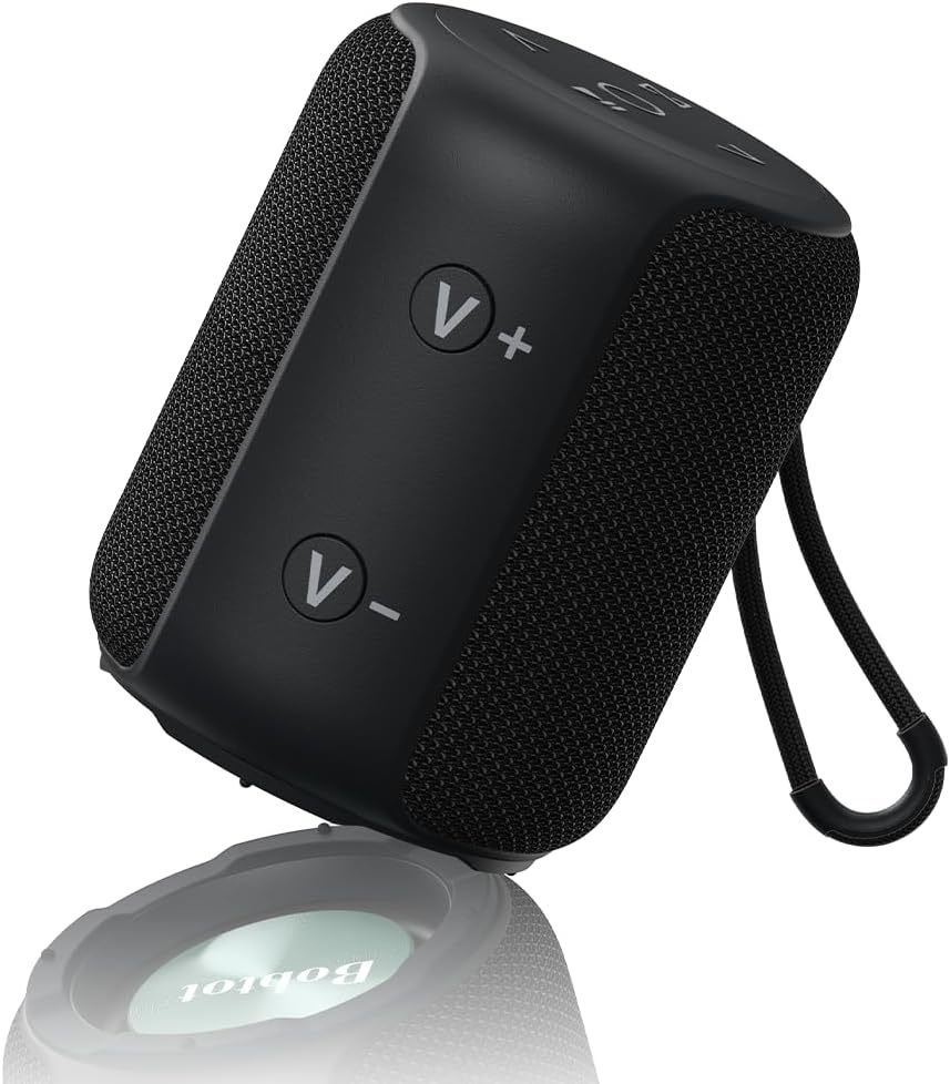 Bobtot Portable Speaker Bluetooth, Ipx6 Shower Speaker Waterproof, 25H, ... - $36.99