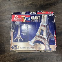 Eiffel Tower - Wrebbit Puzz 3D puzzle - 703 Pieces - inside bag - $11.93