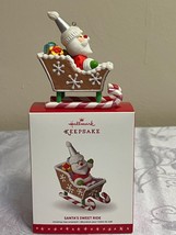 Hallmark Keepsake Ornament  Santa&#39;s Sweet Ride Sleigh - £12.43 GBP