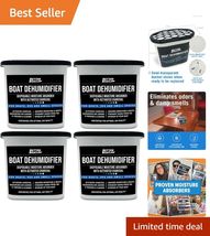 Automatic Moisture Eliminators: 4-Pack Unscented Dehumidifier for RVs &amp; ... - $74.20