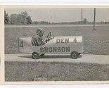 Cub Scout Driving Bronson Den 4 Soap Box Derby Race Car Photo 1950&#39;s Mic... - £37.98 GBP