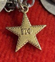 Beta Sigma Phi Gold Logo Star Charm - $13.30