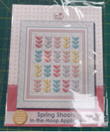 Spring Shoots In-the-hoop Applique Quilt Pattern by Cherry Blossoms NEW - $15.99 CAD