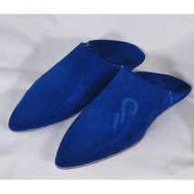 Men&#39;s slipper, Moroccan slipper, handmade, suede, beige, gifts for dad, ... - £79.80 GBP