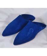 Men&#39;s slipper, Moroccan slipper, handmade, suede, beige, gifts for dad, ... - $138.13 CAD