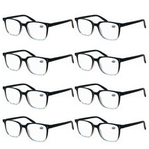 8 PK Unisex Blue Light Blocking Reading Glasses Computer Readers for Men... - $20.95