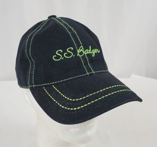 S.S. Badger Hat Cap Lake Michigan Ferry Ship Black Cotton Twill Embroidered - £10.44 GBP