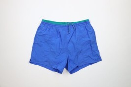 Vintage 90s Streetwear Mens Medium Faded Lined Above Knee Shorts Swim Tr... - £31.15 GBP
