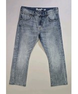 Wrangler Retro Jeans Mens 32x30 Blue Slim Boot 77MWZBR Whiskered Light Wash - $443.98 MXN