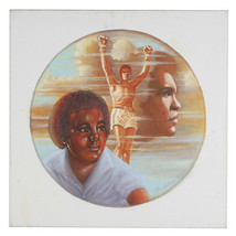Untitled (Boy Dreaming of Muhammad Ali) By Anthony Sidoni Signed Oil on Canvas - £2,175.35 GBP