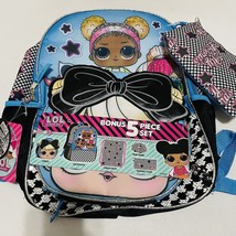 LOL Backpack w/ Lunch box Bag- 5 Piece - Dolls Full Size Book Bag - $24.74