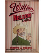 Mint Willie Nelson Fillmore Poster May 3 2017 - £31.59 GBP