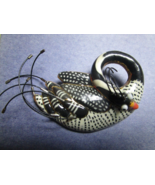 Jewelry 10 Cynthia Chuang &amp; Erh-Ping Tsai Bird Swan/Goose Porcelain Broo... - $2,319.79 MXN