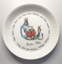 Wedgwood Etruria &amp; Barlaston Beatrix Potter Peter Rabbit 4 Little Rabbits Plate - £14.87 GBP