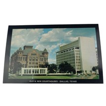 Texas TX Dallas Dealey Plaza County Court House Downtown Postcard Old Vintage PC - £3.20 GBP