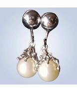 VTG 14k Stamped Genuine Pearl Screwback Earrings - £145.37 GBP