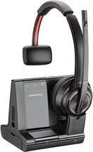 Plantronics Savi 8200 Series Wireless Dect Headset System, Black - £178.15 GBP